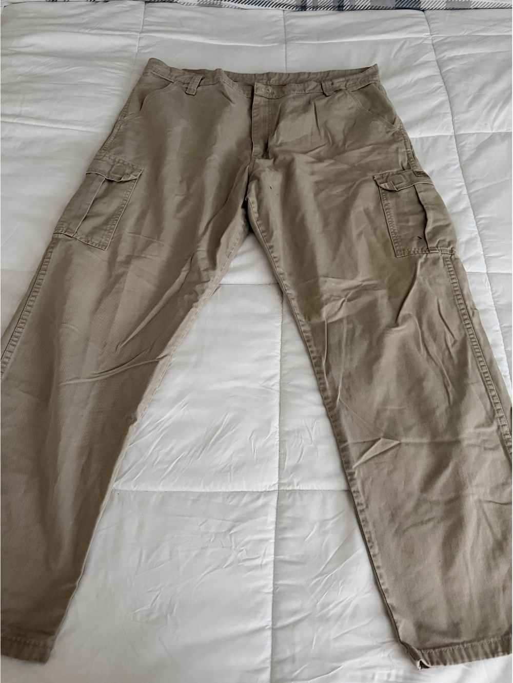 Wrangler Men's Khaki Cargo Pants 40x32